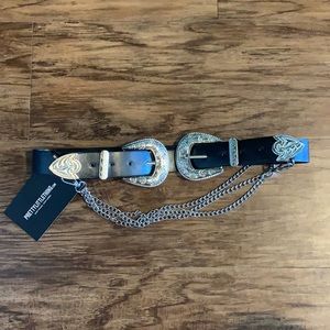 Western style accent belt